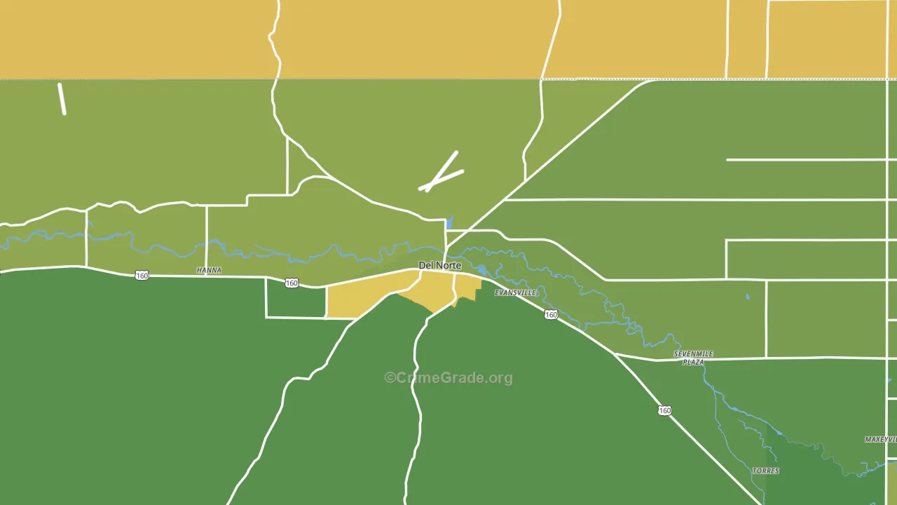 81132, CO Map of Vehicle Theft Rates