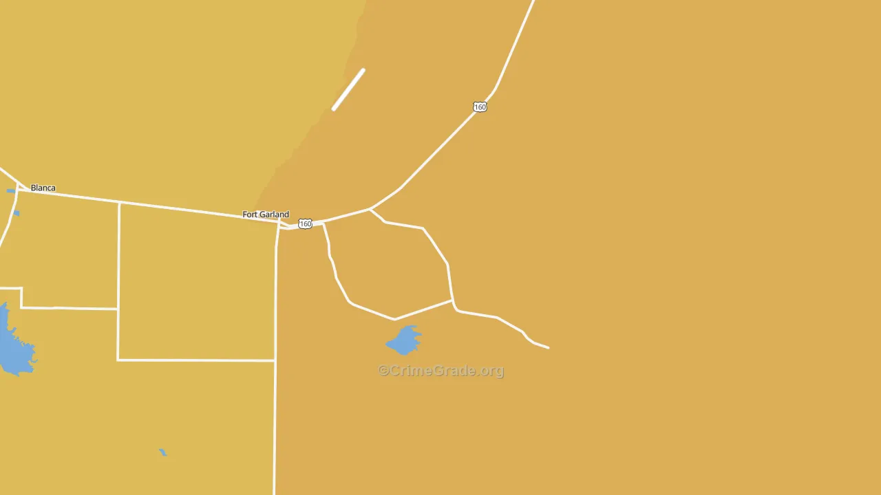 81133, CO Map of Vehicle Theft Rates