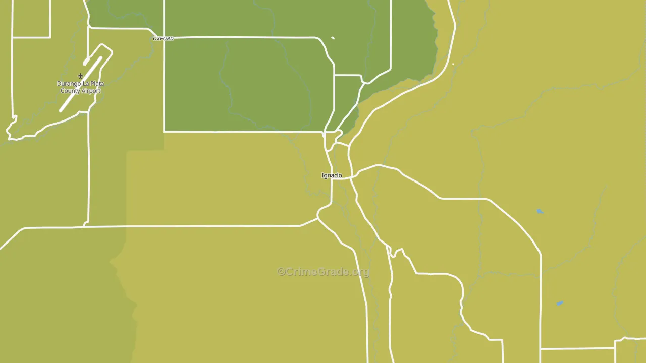 81137, CO Map of Vehicle Theft Rates