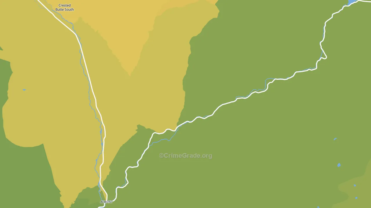 81210, CO Map of Vehicle Theft Rates