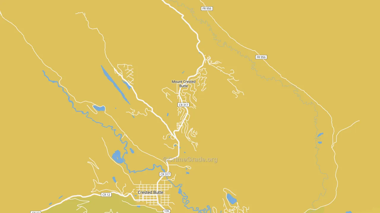 81225, CO Map of Vehicle Theft Rates