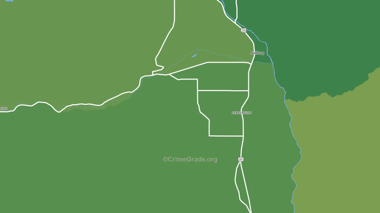 81236, CO Map of Vehicle Theft Rates