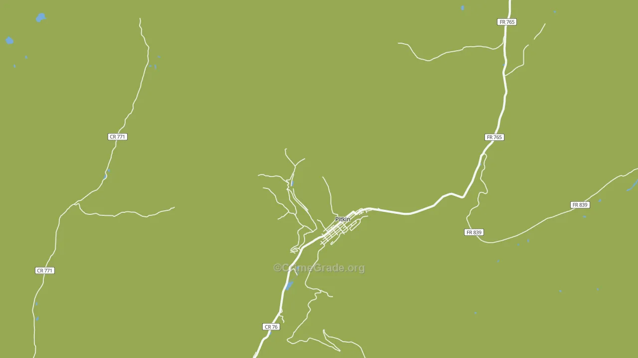 81241, CO Map of Vehicle Theft Rates