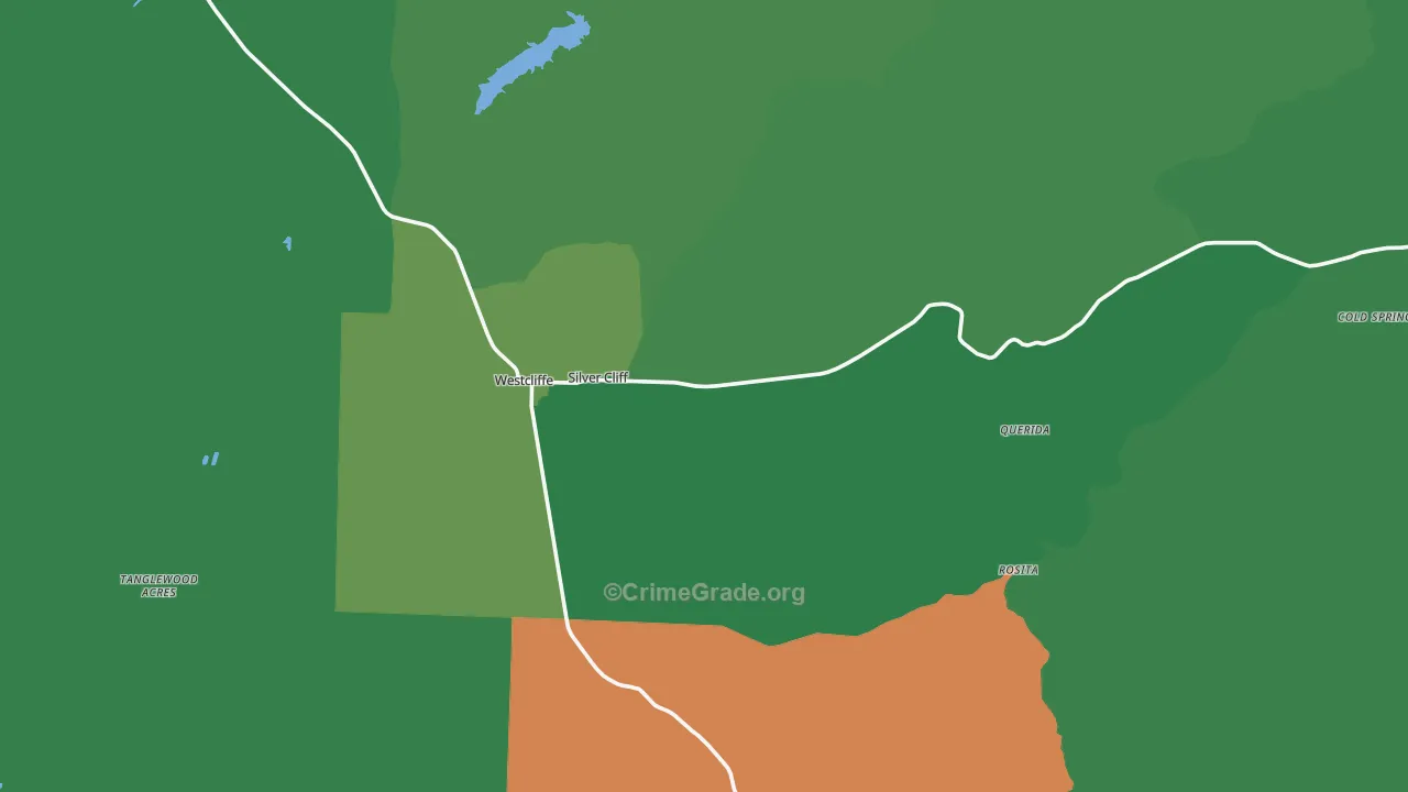 81252, CO Map of Vehicle Theft Rates