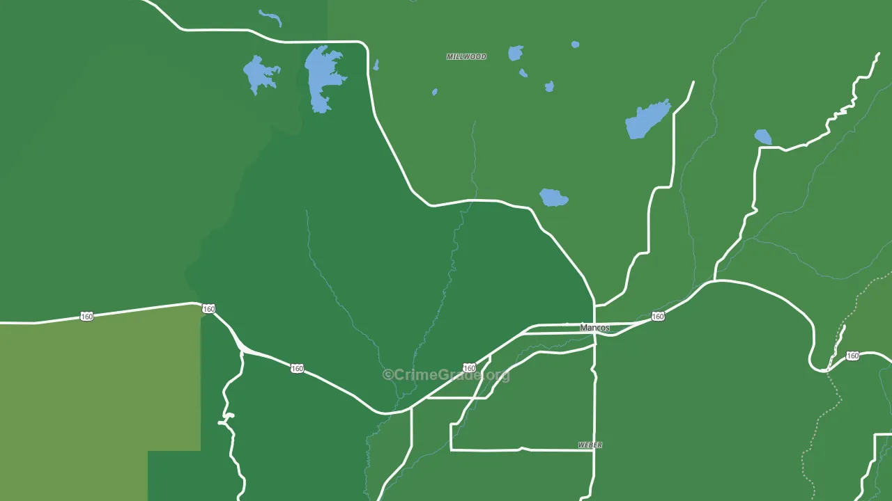 81328, CO Map of Vehicle Theft Rates