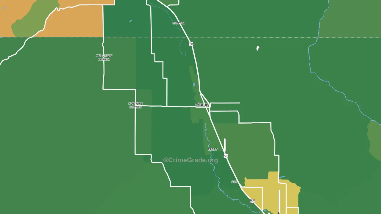 81425, CO Map of Vehicle Theft Rates