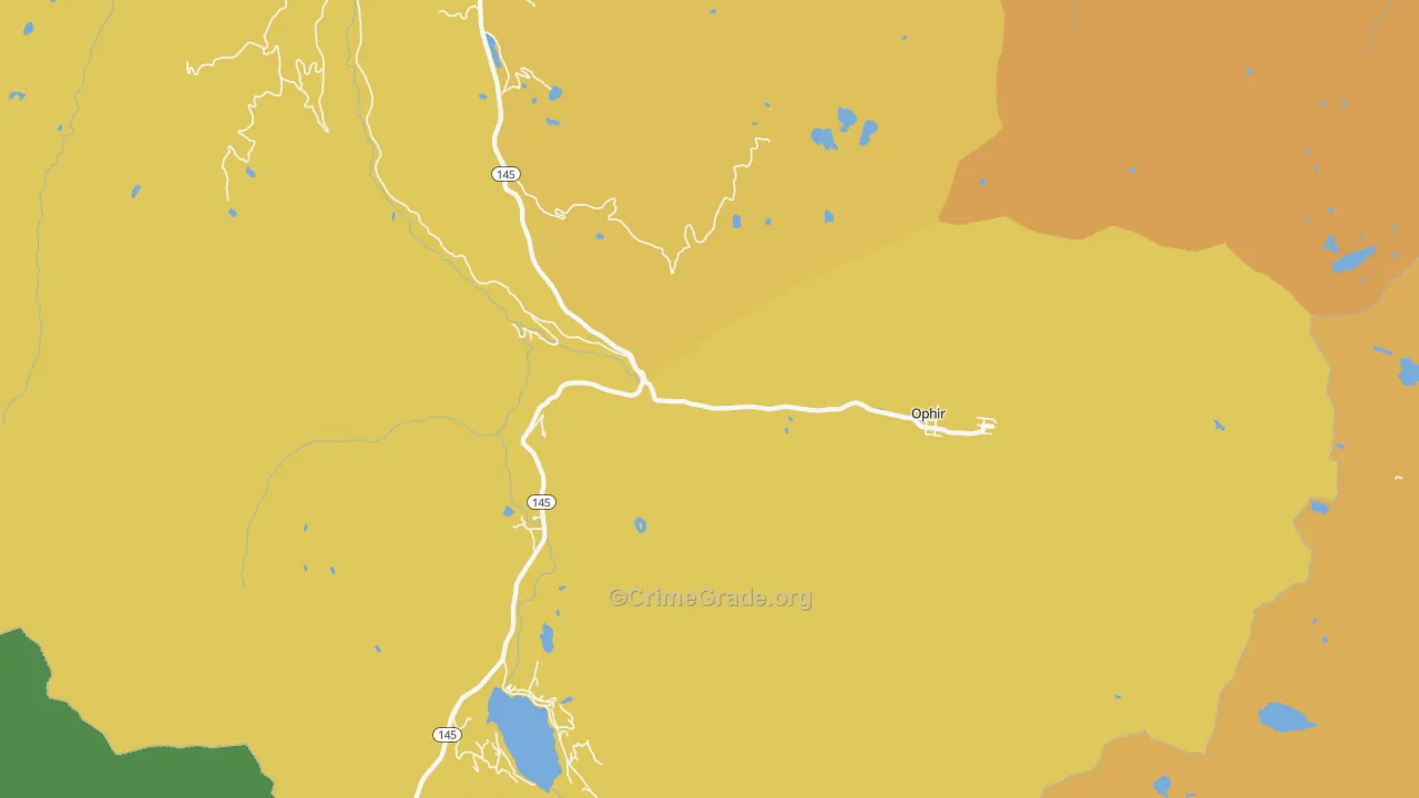 81426, CO Map of Vehicle Theft Rates