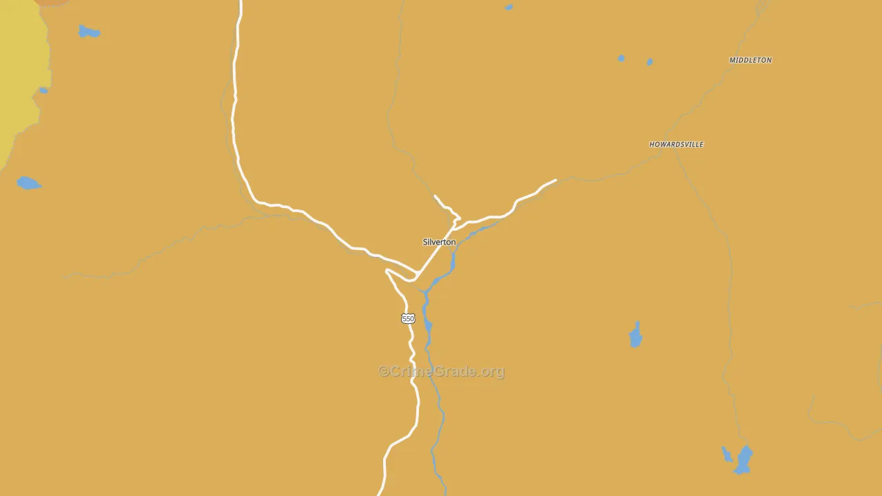81433, CO Map of Vehicle Theft Rates