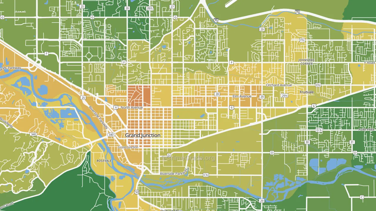 81501, CO Map of Vehicle Theft Rates