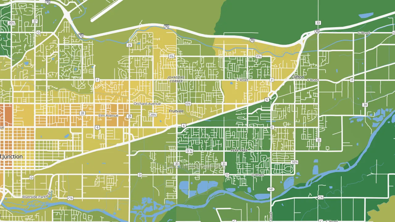 81504, CO Map of Vehicle Theft Rates