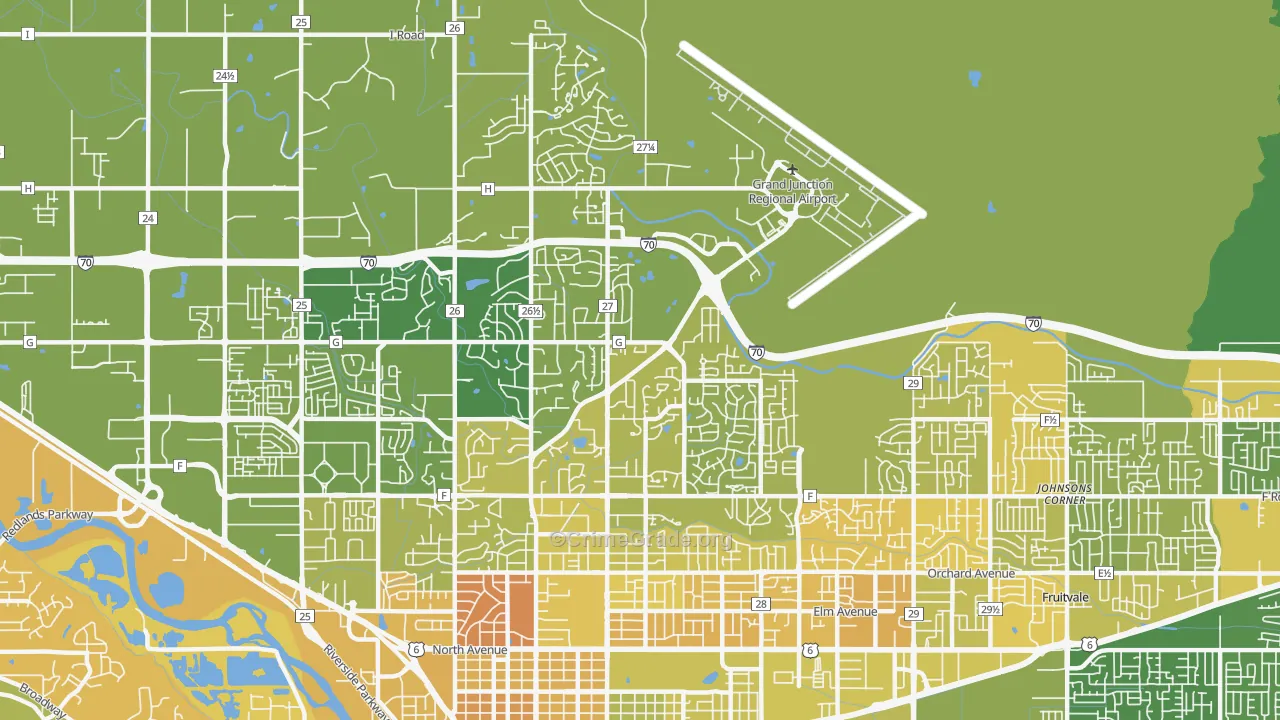 81506, CO Map of Vehicle Theft Rates