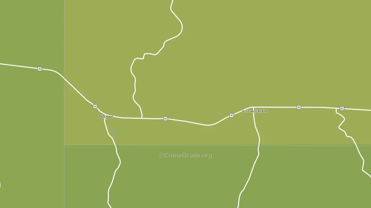 81610, CO Map of Vehicle Theft Rates