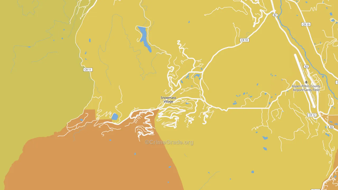 81615, CO Map of Vehicle Theft Rates
