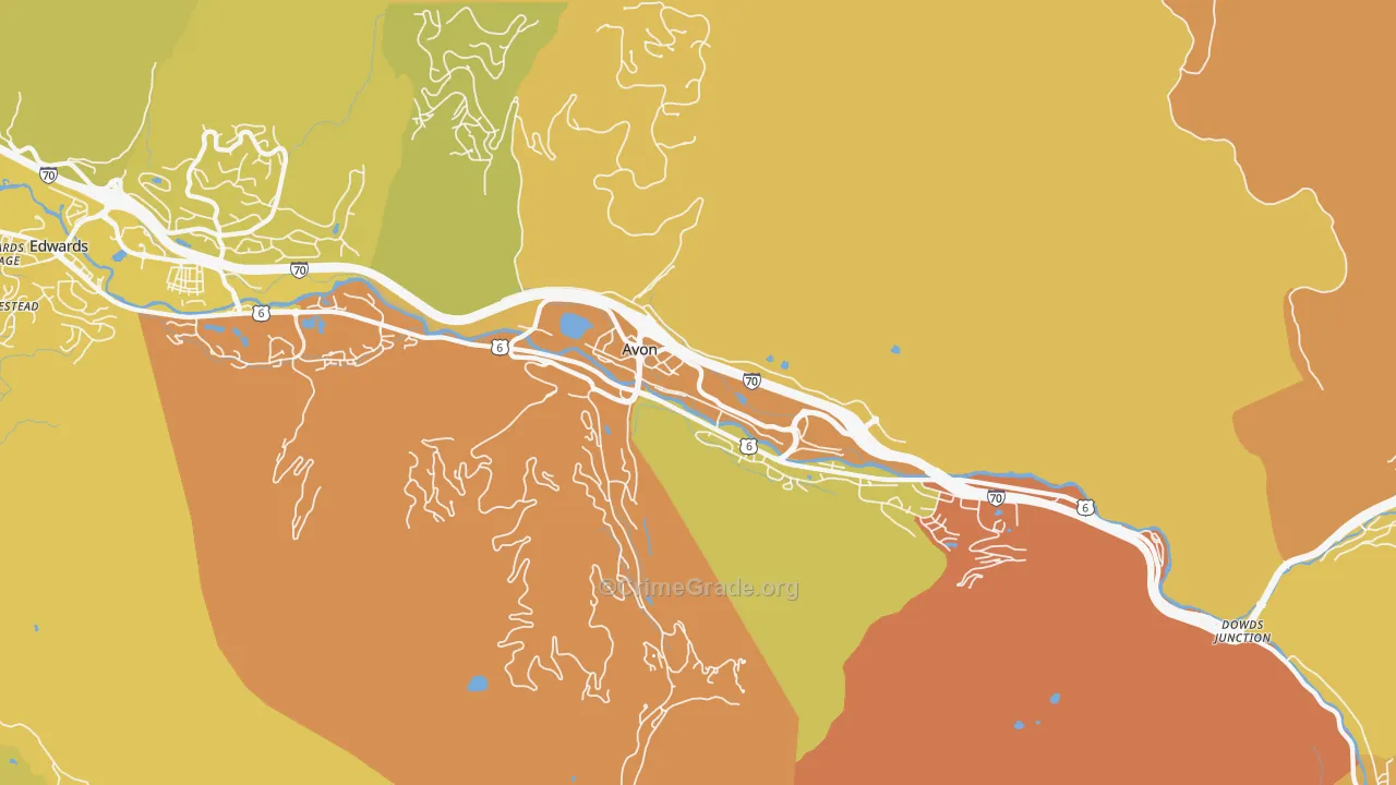 81620, CO Map of Vehicle Theft Rates