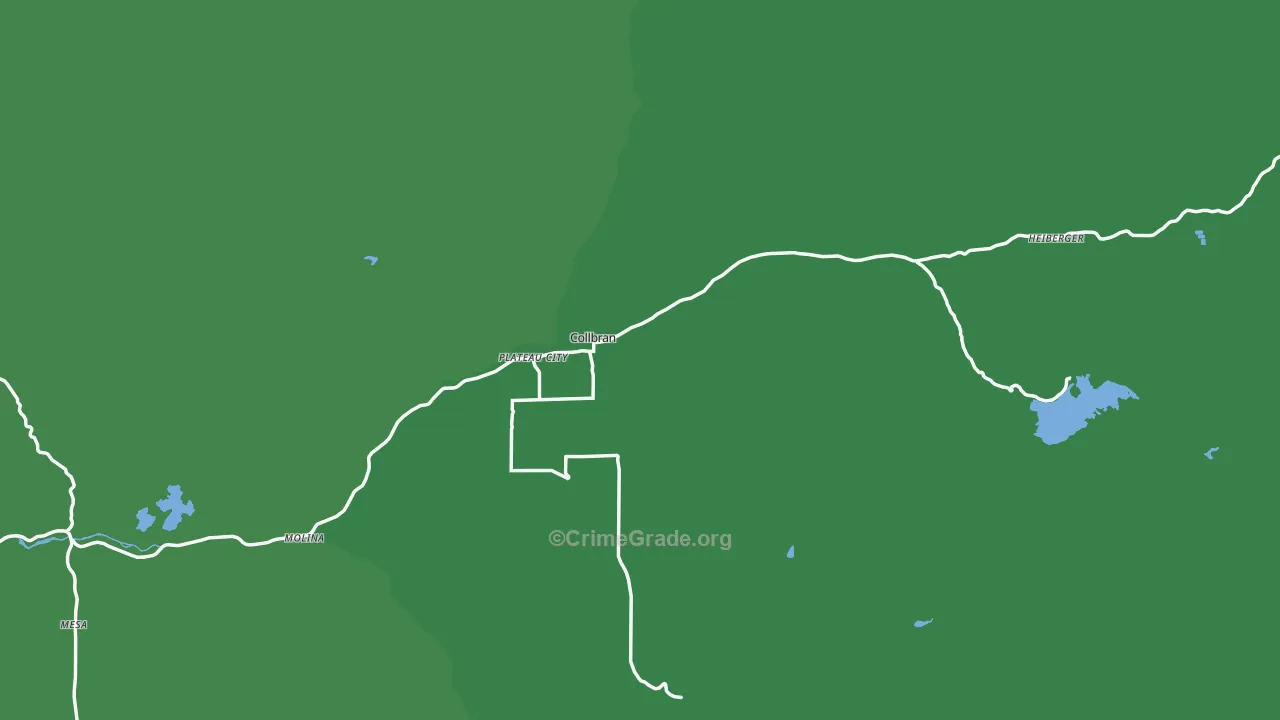 81624, CO Map of Vehicle Theft Rates