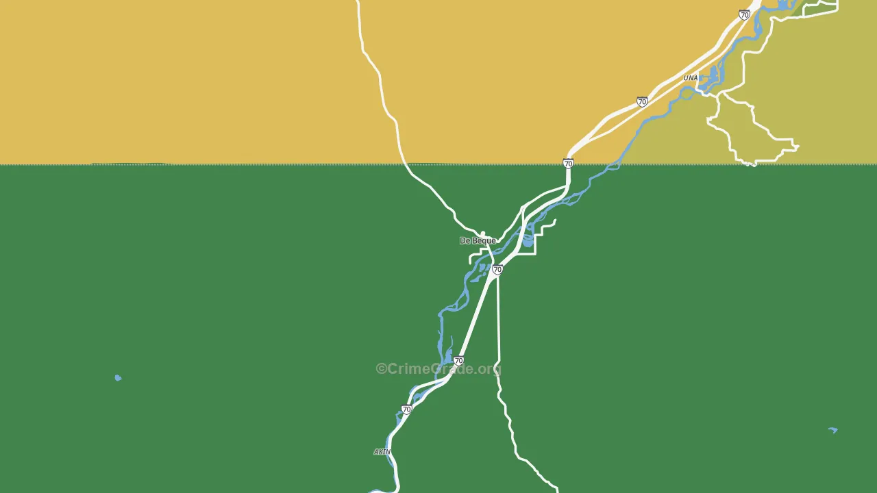 81630, CO Map of Vehicle Theft Rates