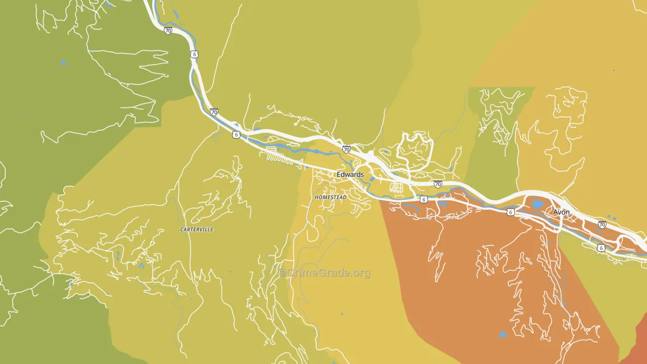 81632, CO Map of Vehicle Theft Rates