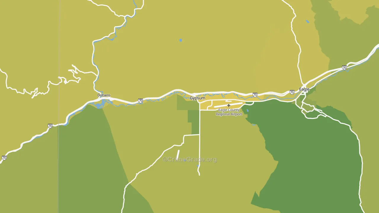 81637, CO Map of Vehicle Theft Rates