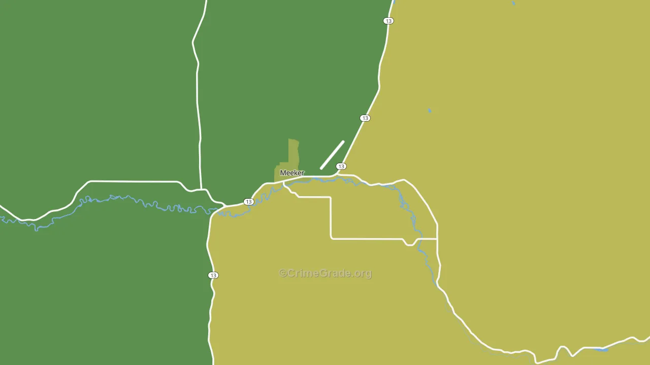 81641, CO Map of Vehicle Theft Rates