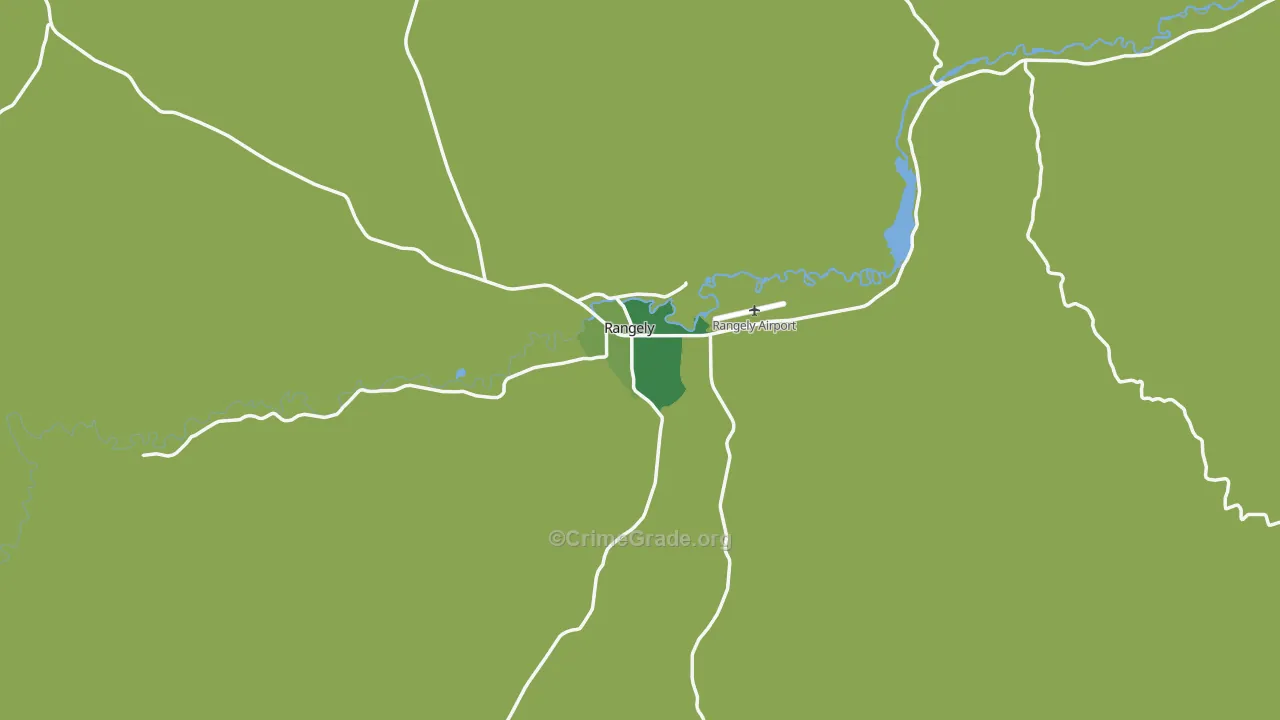 81648, CO Map of Vehicle Theft Rates