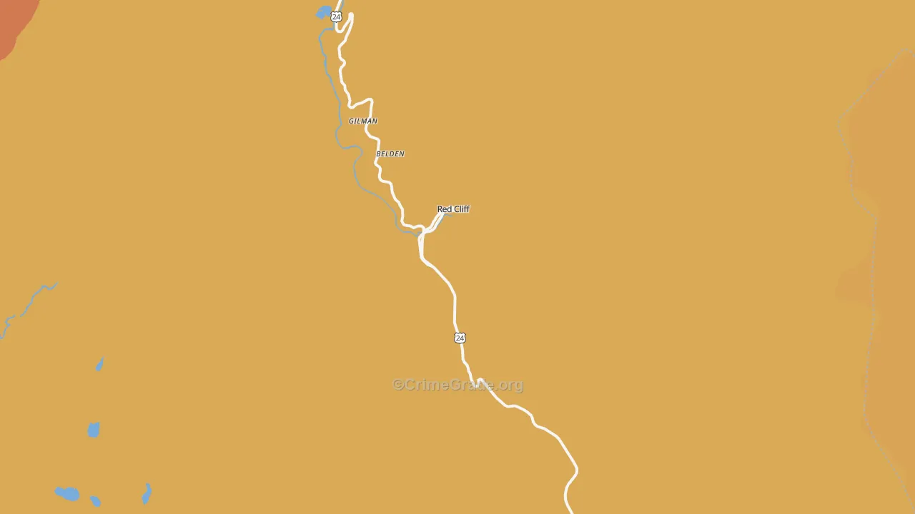 81649, CO Map of Vehicle Theft Rates