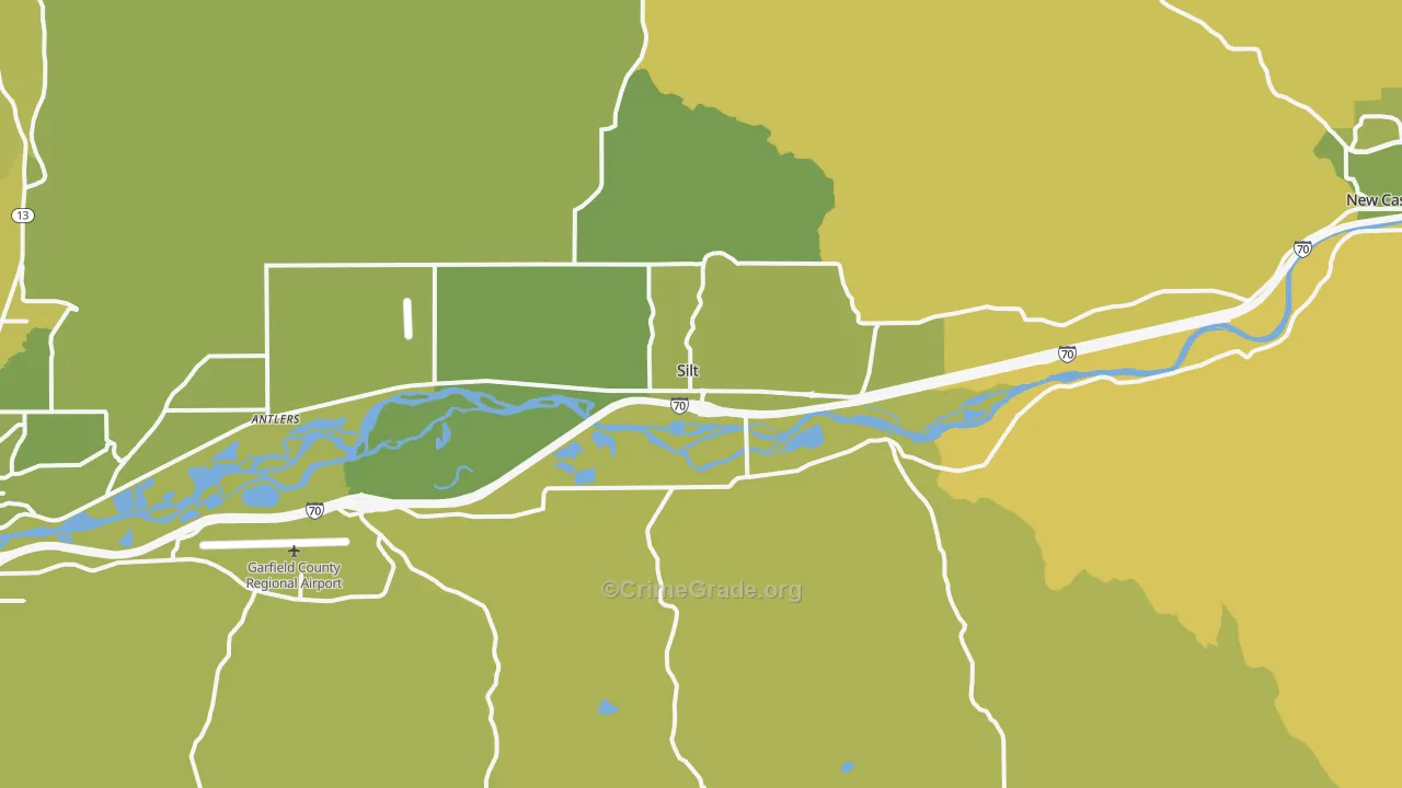81652, CO Map of Vehicle Theft Rates