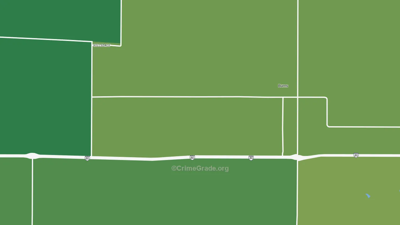 82053, WY Map of Vehicle Theft Rates