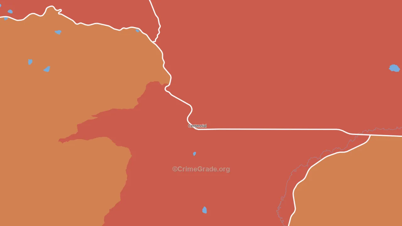 82055, WY Map of Vehicle Theft Rates