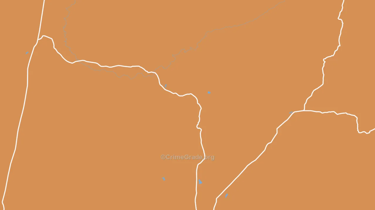 82058, WY Map of Vehicle Theft Rates