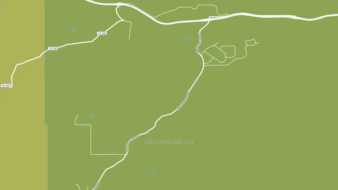 82059, WY Map of Vehicle Theft Rates
