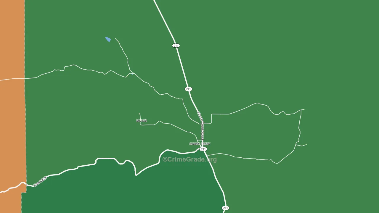 82061, WY Map of Vehicle Theft Rates