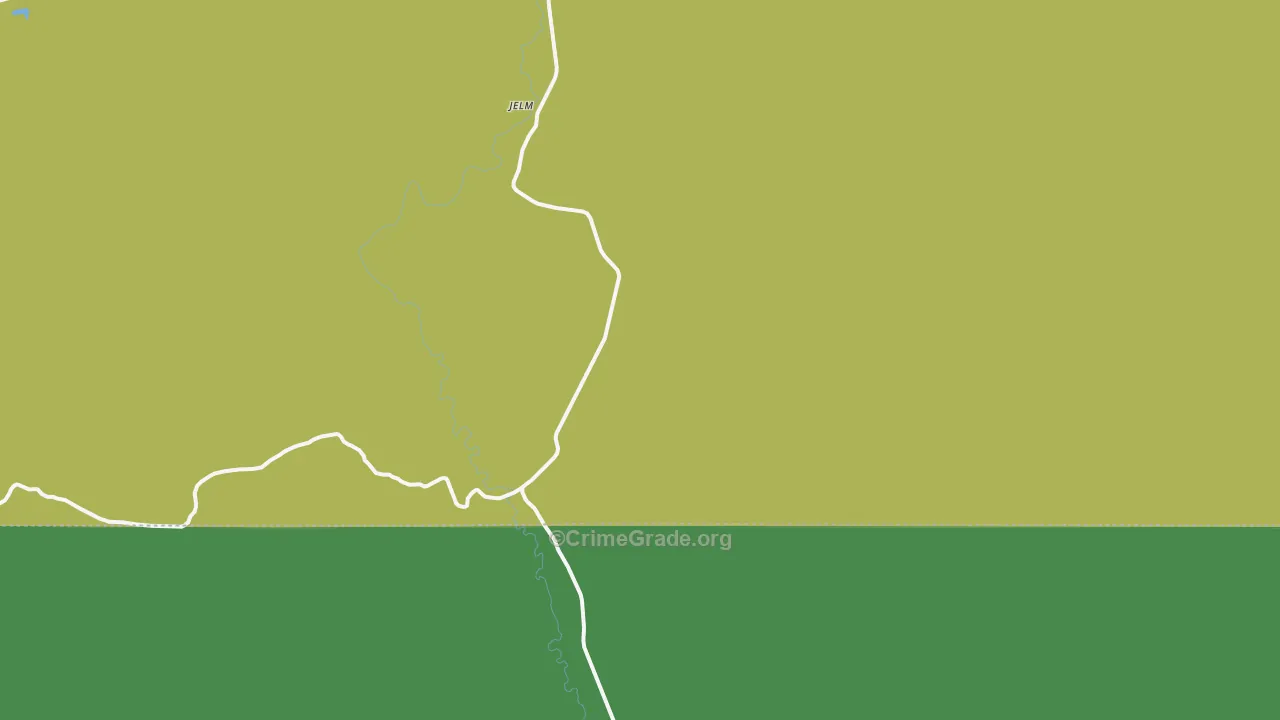 82063, WY Map of Vehicle Theft Rates