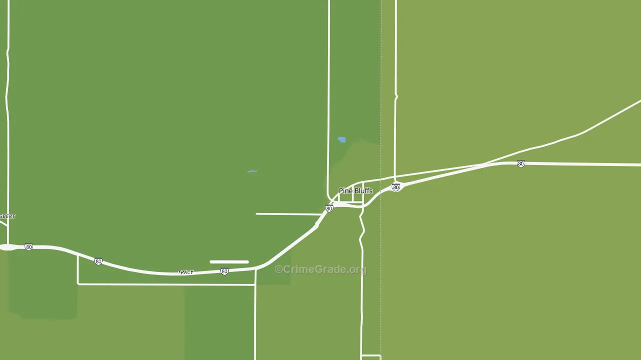 82082, WY Map of Vehicle Theft Rates