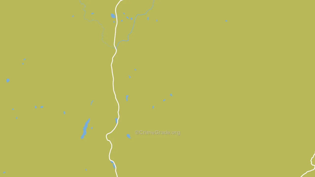 82190, WY Map of Vehicle Theft Rates