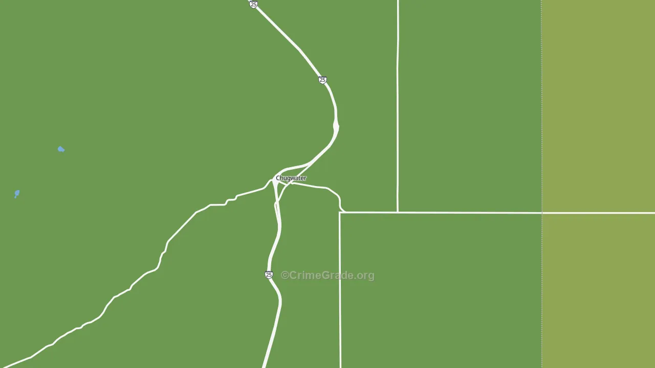 82210, WY Map of Vehicle Theft Rates