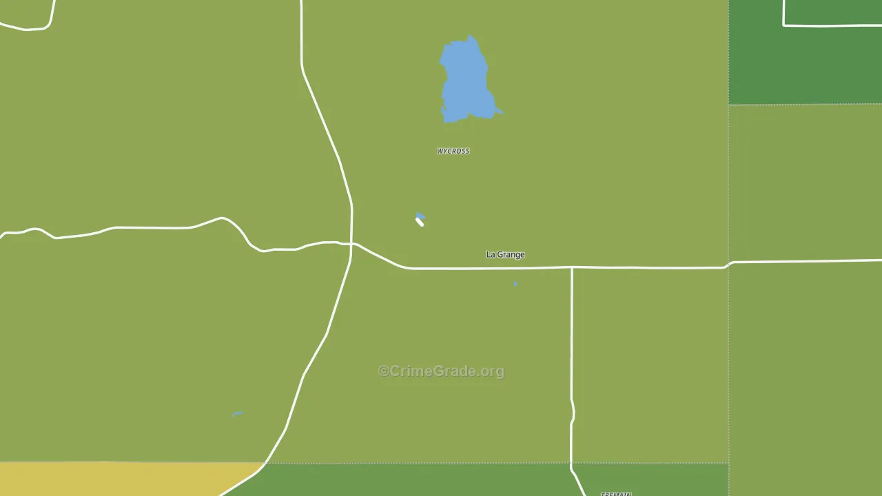 82221, WY Map of Vehicle Theft Rates