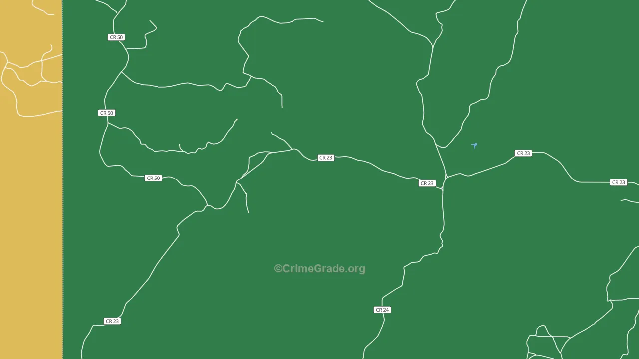 82224, WY Map of Vehicle Theft Rates