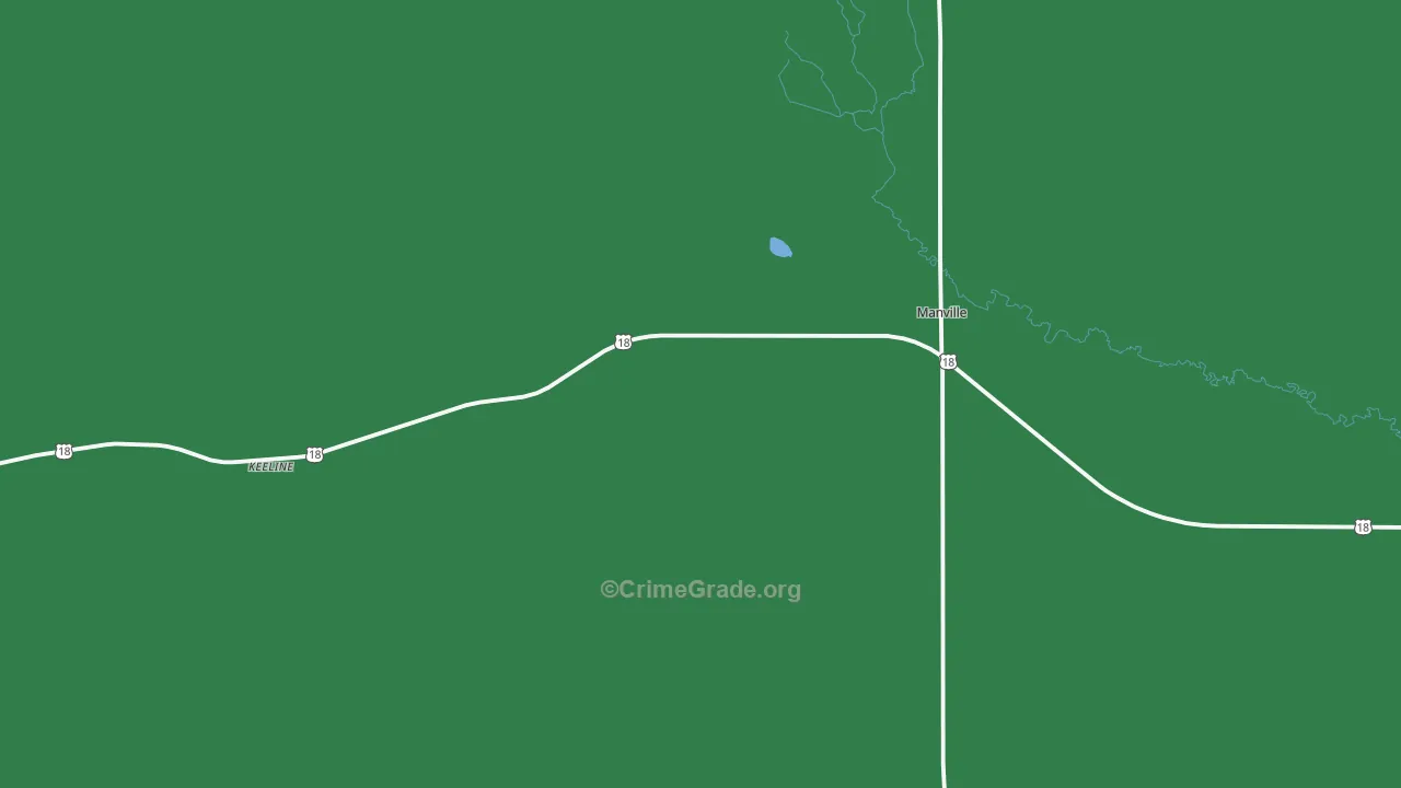 82227, WY Map of Vehicle Theft Rates