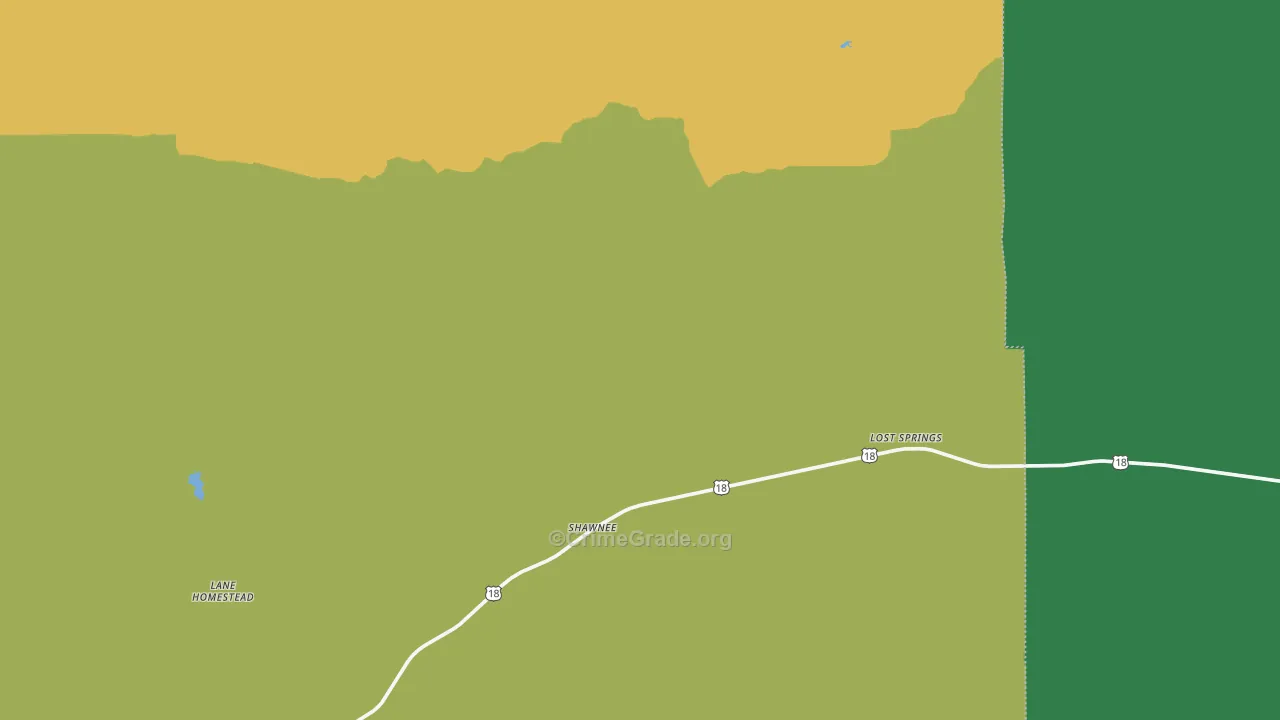 82229, WY Map of Vehicle Theft Rates