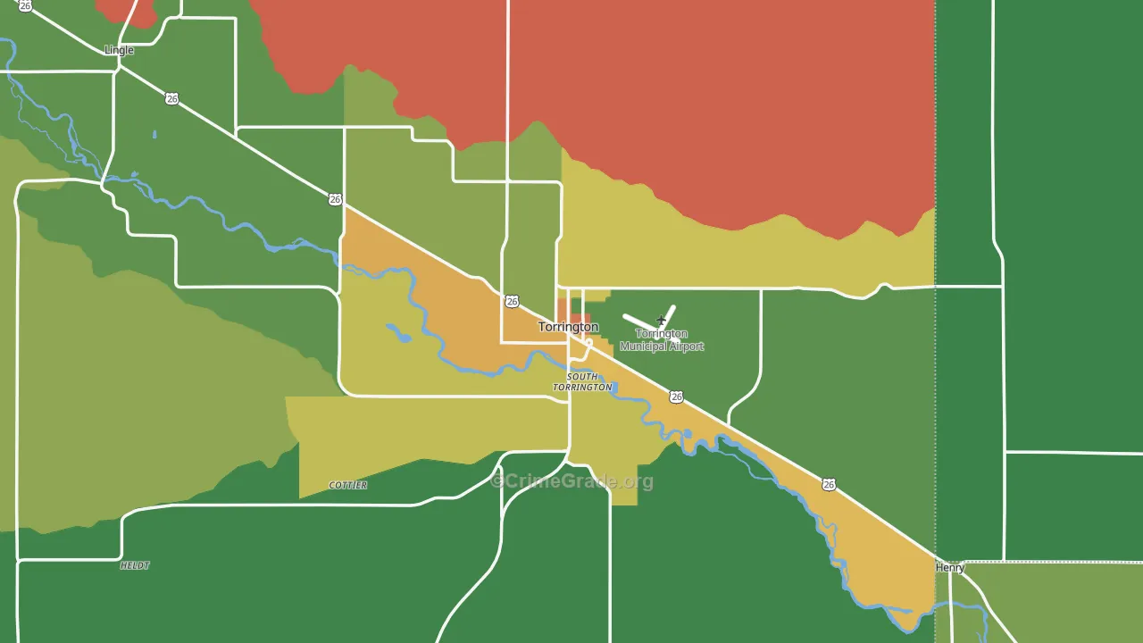 82240, WY Map of Vehicle Theft Rates