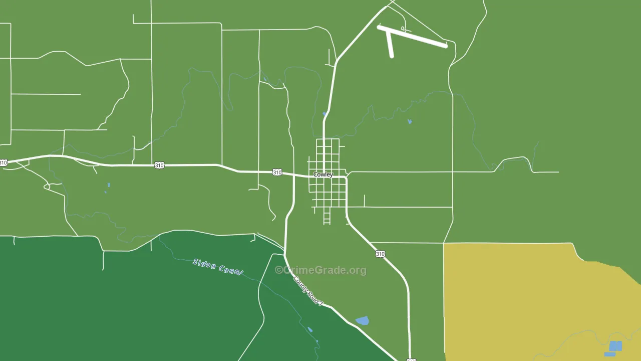 82420, WY Map of Vehicle Theft Rates