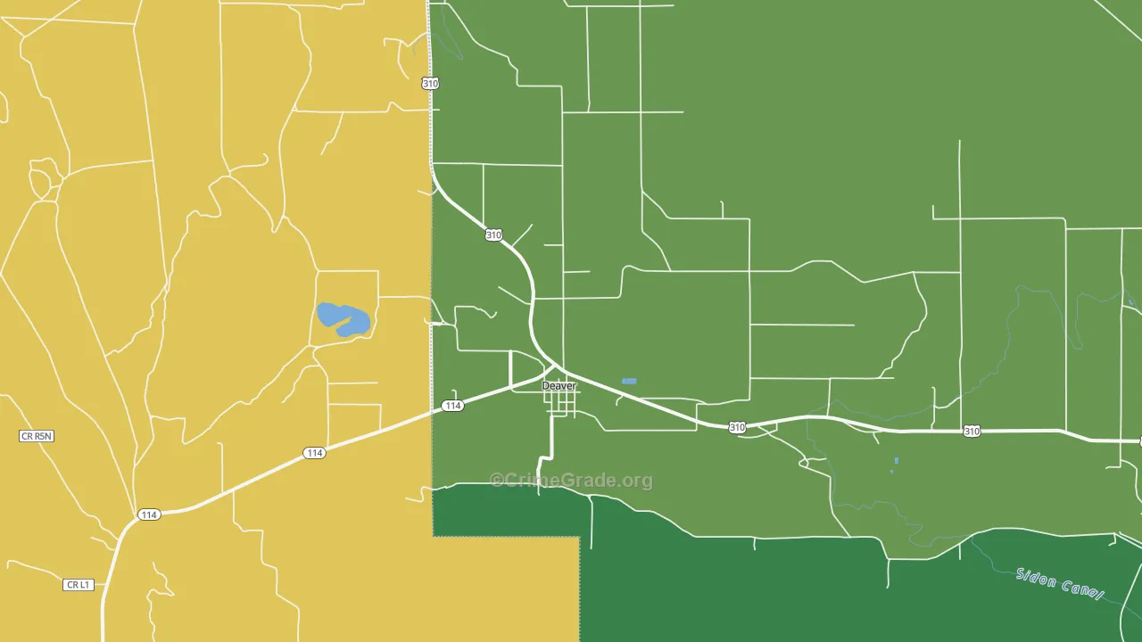 82421, WY Map of Vehicle Theft Rates