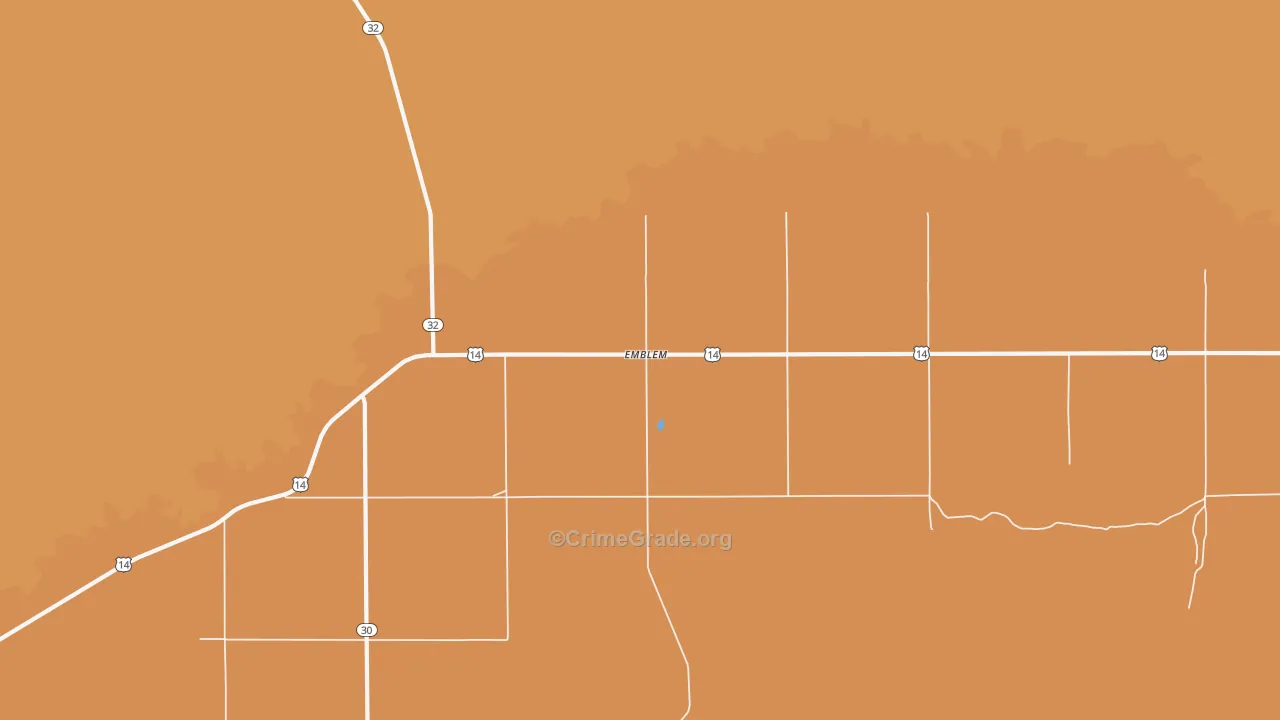 82422, WY Map of Vehicle Theft Rates