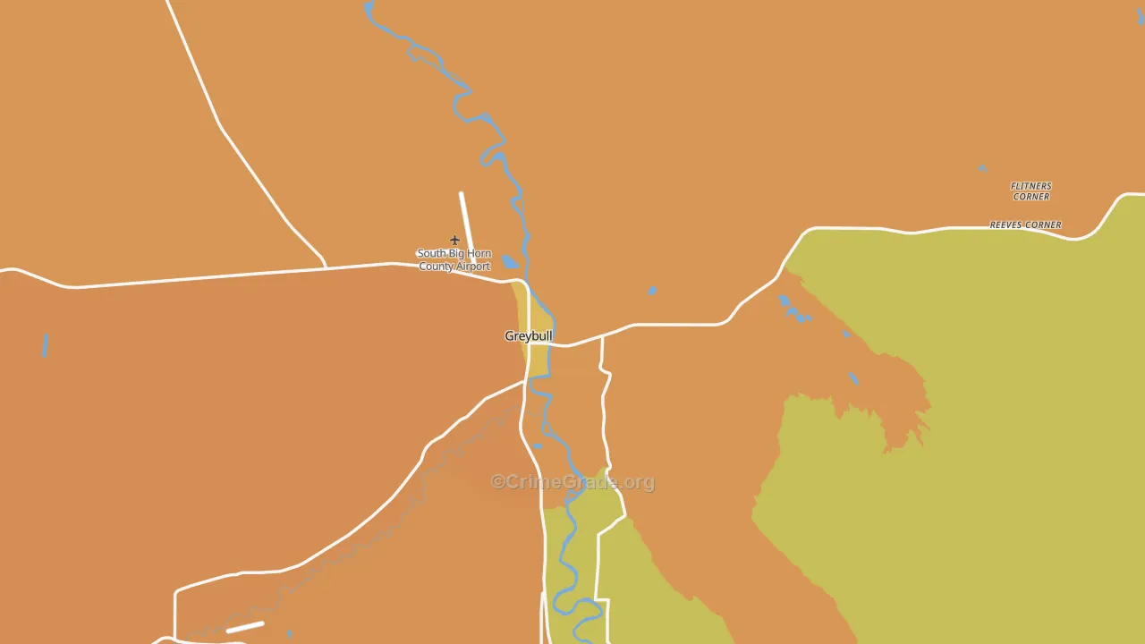 82426, WY Map of Vehicle Theft Rates