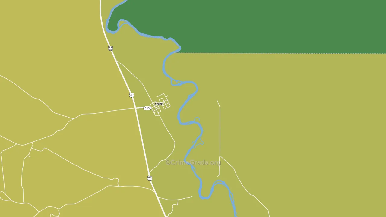 82430, WY Map of Vehicle Theft Rates