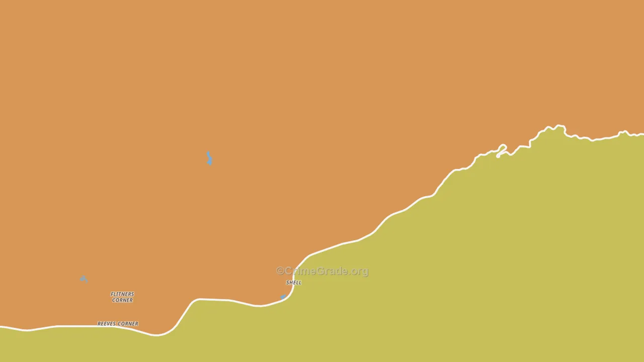 82441, WY Map of Vehicle Theft Rates