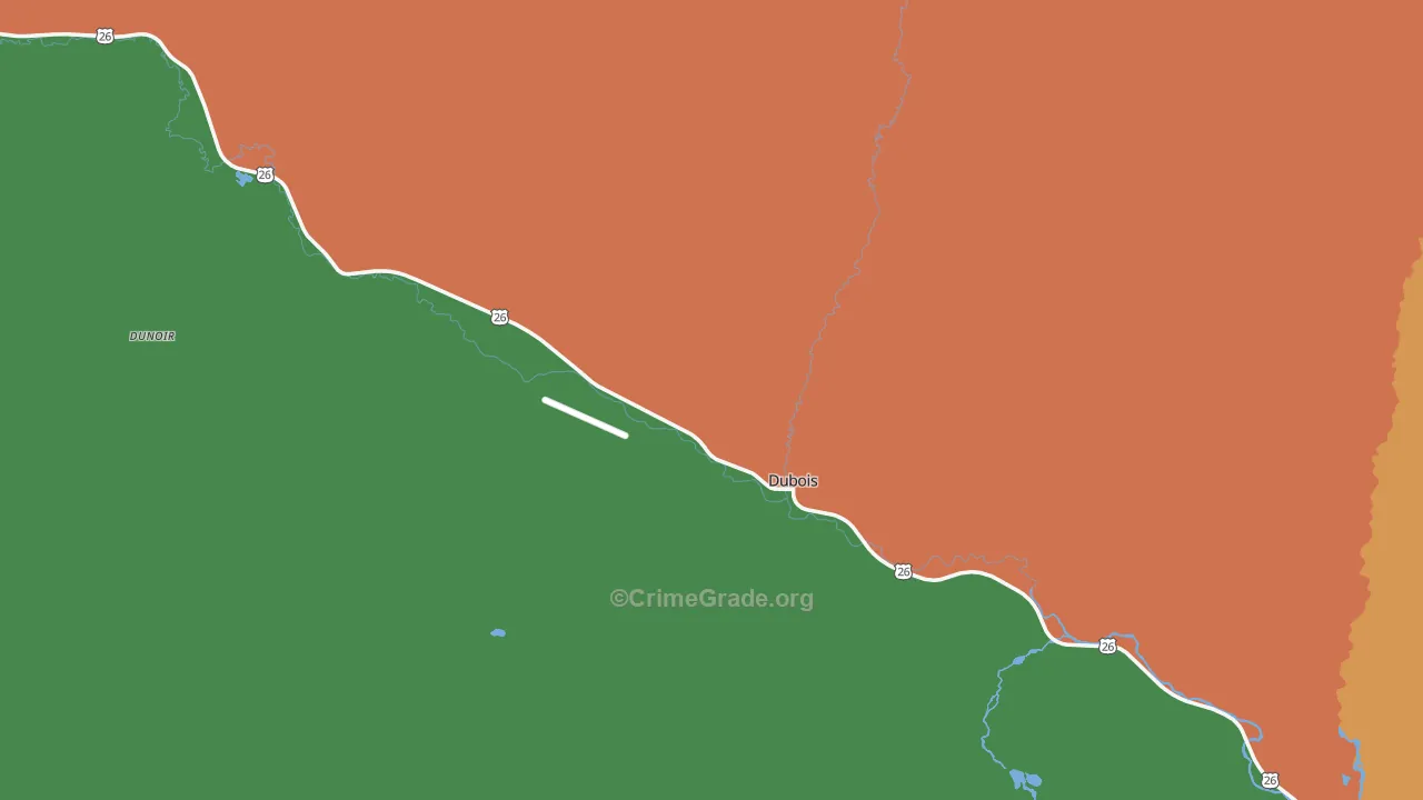 82513, WY Map of Vehicle Theft Rates