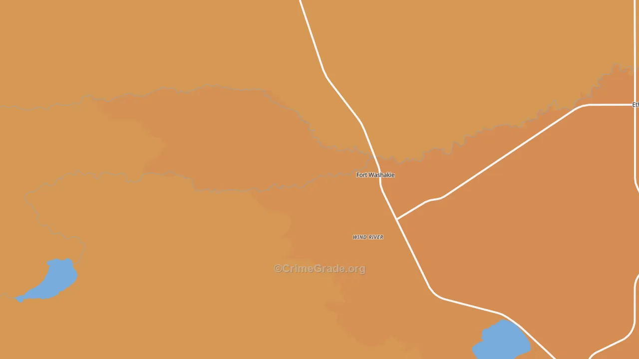 82514, WY Map of Vehicle Theft Rates