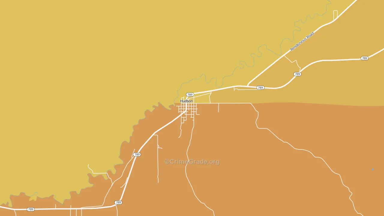 82515, WY Map of Vehicle Theft Rates