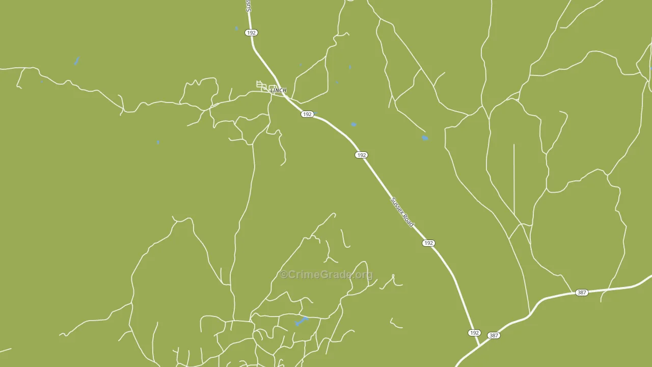 82640, WY Map of Vehicle Theft Rates